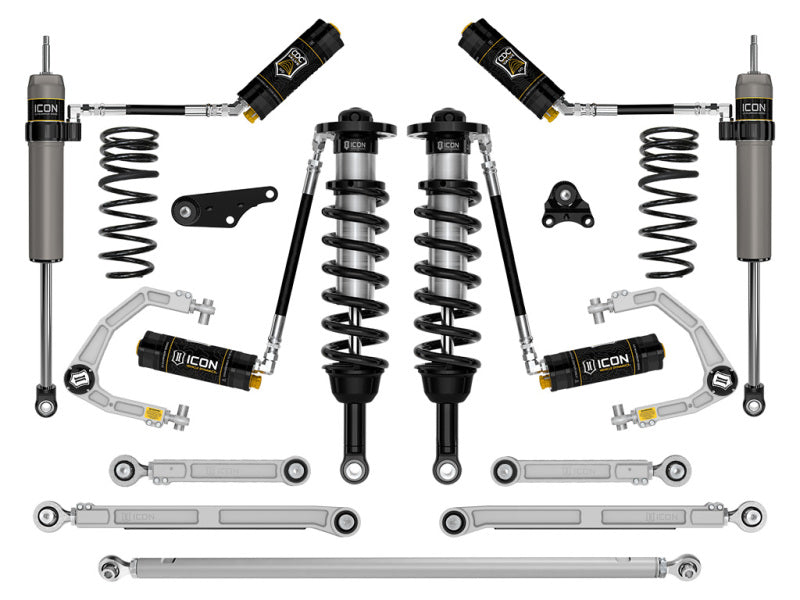 ICON 2024+ Toyota Tacoma 1.25in-3in Stage 11 Suspension System Billet Coilovers ICON