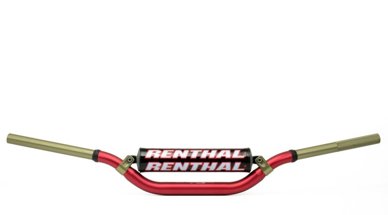 Renthal RC/ 04+ Honda CRF/ 06+ Kawasaki KX/ KXF Twinwall Pad - Red Handlebars Renthal