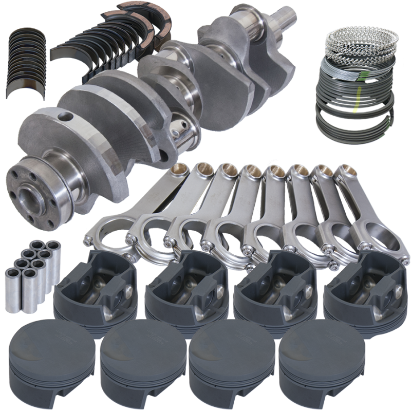Eagle Ford 351C 3.850in Crank 6.000in H-Beam -3cc Flat Top 4.040in Pistons Rotating Assembly Rotating Assemblies Eagle