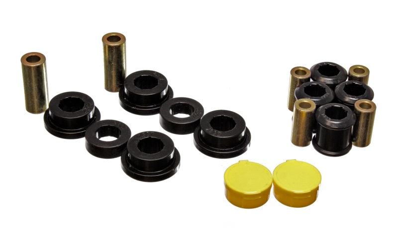 Energy Suspension 95-99 Mitsubishi Eclipse FWD/AWD Black Front Control Arm Bushing Set Bushing Kits Energy Suspension