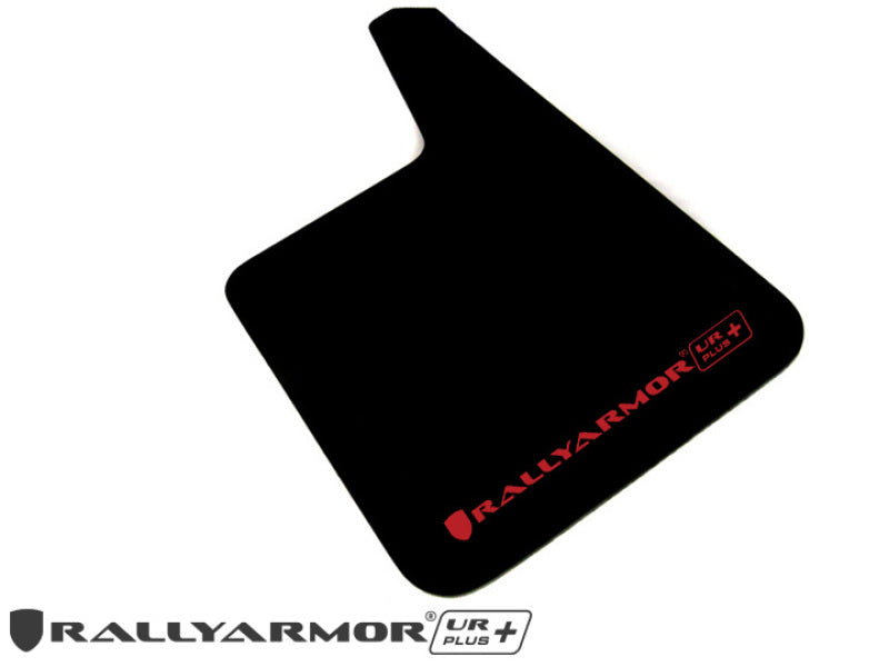 Rally Armor Universal Fit (No Hardware) UR Plus Black UR Mud Flap w/ Grey Logo Mud Flaps Rally Armor