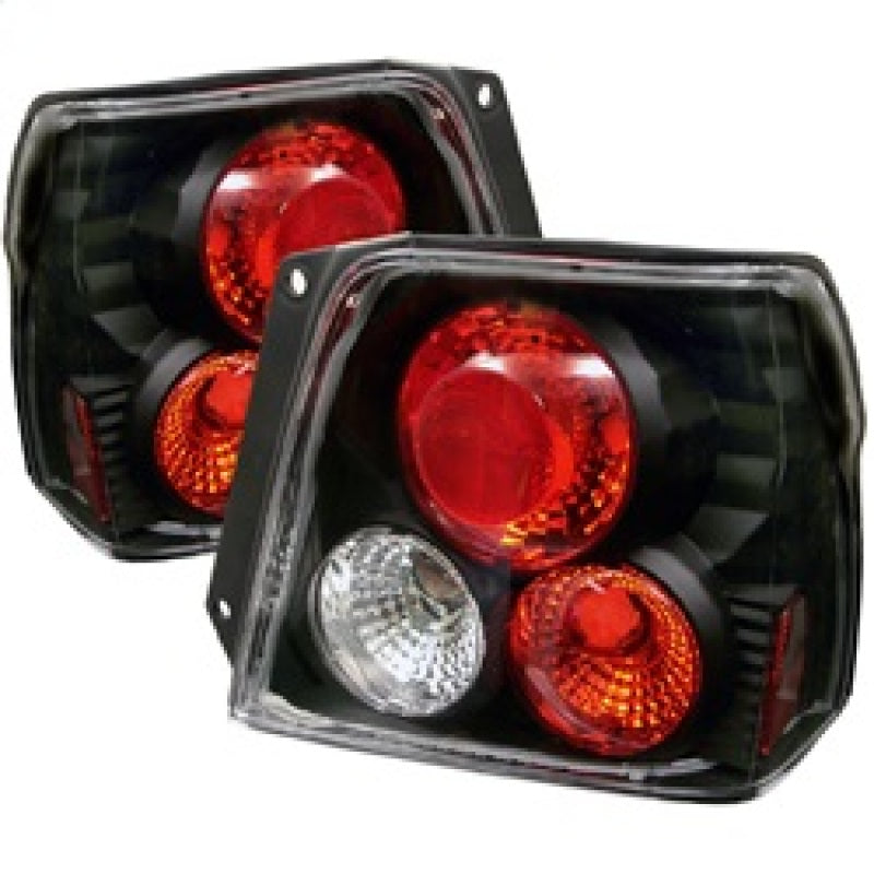 Spyder Toyota Tercel 95-98 Euro Style Tail Lights Black ALT-YD-TTER95-BK Tail Lights SPYDER