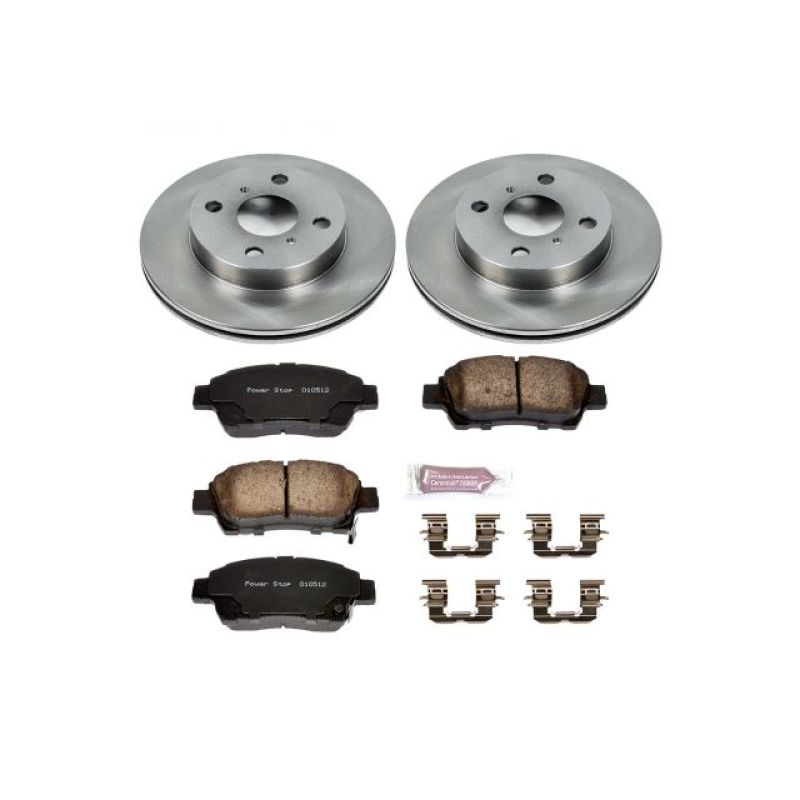 Power Stop 2000 Toyota Echo Front Autospecialty Brake Kit Brake Kits - OE PowerStop