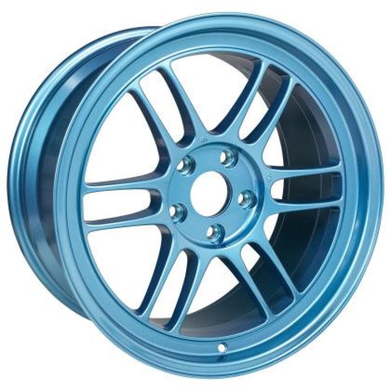 Enkei RPF1 18x9.5 5x114.3 15mm Offset 73mm Bore Emerald Blue Wheel MOQ 40 Wheels - Cast Enkei