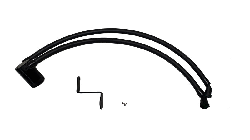 J&amp;L 22-25 Ford Bronco Raptor 3.0L EcoBoost PCV Side Oil Separator 3.0 - Black Anodized Oil Separators J&L