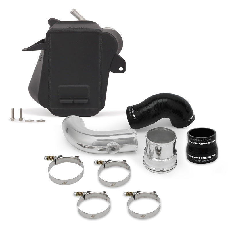 Mishimoto 2017+ Ford 6.7L Powerstroke Air-To-Water Intercooler - Micro-Wrinkle Black Intercoolers Mishimoto