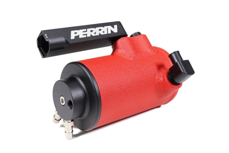 PERRIN 22-24 Subaru WRX Air Oil Separator - Red Oil Separators Perrin Performance