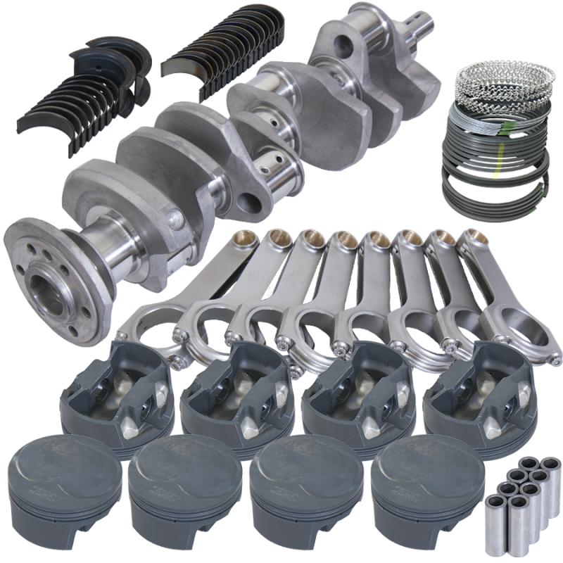Eagle Chevy 350 3.750in Crank 6.000in H-Beam 11cc Dome 4.030in Pistons Rotating Assembly Rotating Assemblies Eagle