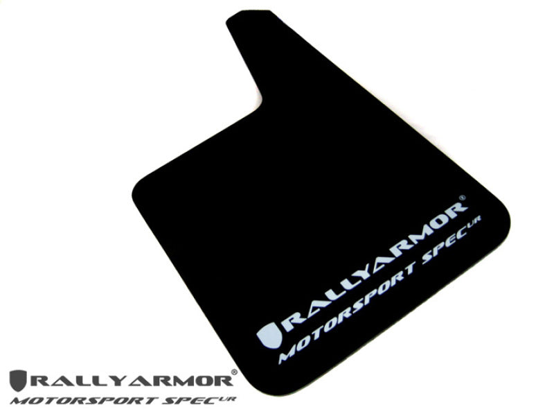 Rally Armor Universal Motorsport Spec Black UR Mud Flap Metallic Black Logo Mud Flaps Rally Armor
