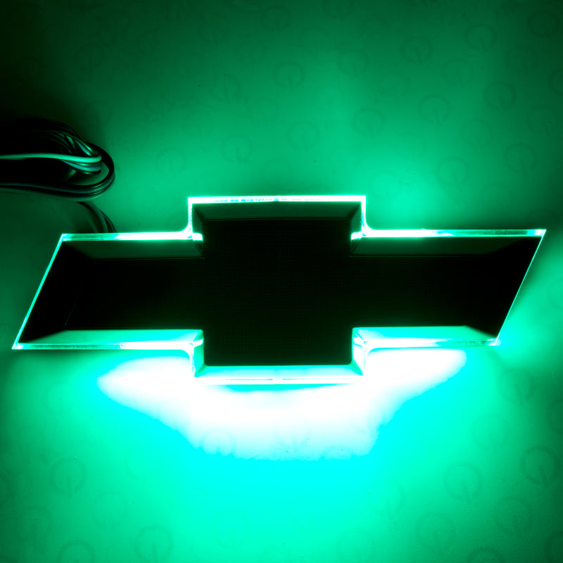 Oracle Illuminated Bowtie - Inferno Orange Metallic - Dual Intensity - Green Light Accessories and Wiring ORACLE Lighting