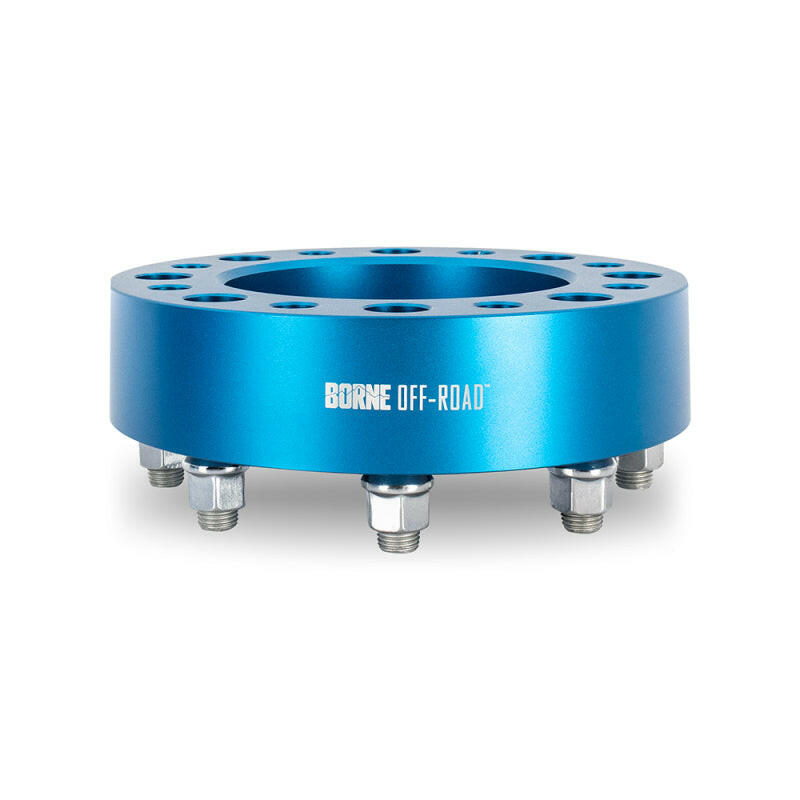 Borne Off-Road Wheel Spacers 8x165.1 116.7 50 M14 Blue Wheel Spacers & Adapters Borne Off-Road