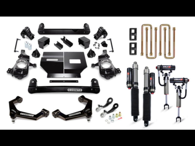 Cognito 20-24 Chevy/GMC Silv/Sierra 2500/3500 HD 2WD/4WD 4in Elite Lift Kit w/ Elka 2.5 RR Shocks Lift Kits Cognito