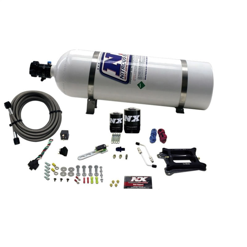 Nitrous Express 4150 Gasoline (RNC) Nitrous Kit w/15lb Bottle Nitrous Systems Nitrous Express