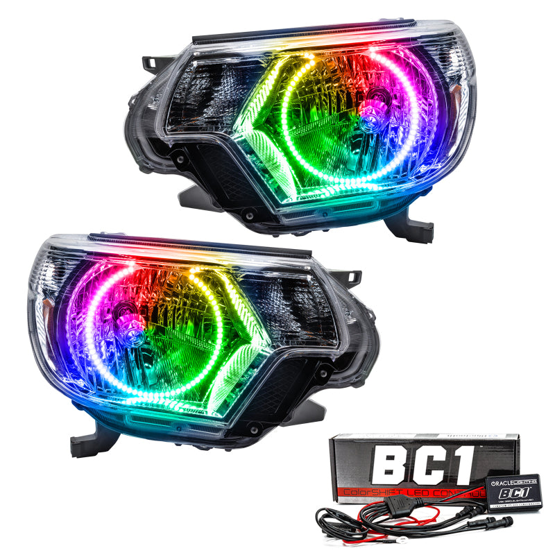 Oracle 12-15 Toyota Tacoma SMD HL - ColorSHIFT w/ BC1 Controller Headlights ORACLE Lighting