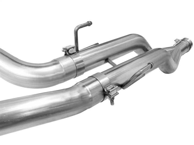 aFe MACHForce XP DPF-Back Exhaust 3in SS w/ 6in Polished Tips 2014 Dodge Ram 1500 V6 3.0L EcoDiesel DPF Back aFe