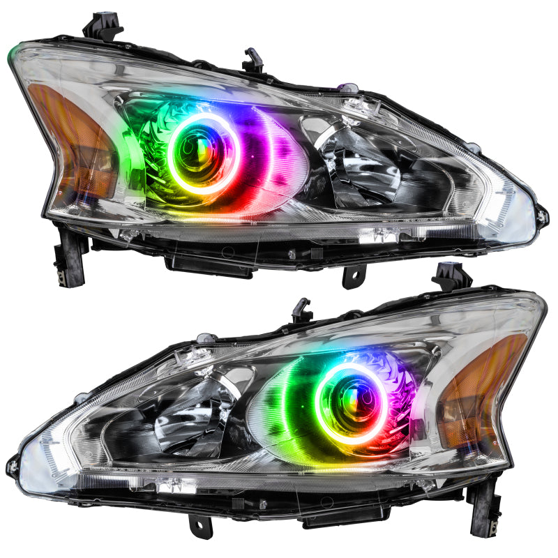 Oracle 13-15 Nissan Altima Sedan SMD HL - ColorSHIFT w/o Controller Headlights ORACLE Lighting