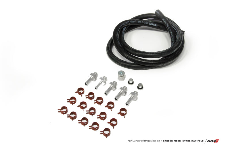 AMS Performance 2009+ Nissan GT-R Alpha Vacuum & Boost Fitting Kit for Carbon/Alum Intake Manifold Fittings AMS