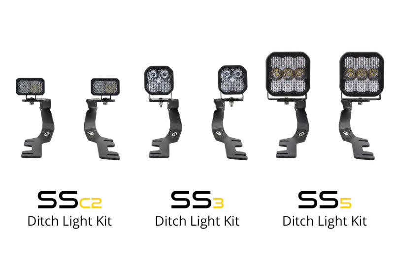 Diode Dynamics Stage Series Ditch Light Kit for 2019-Present Ram C2 - Pro White Combo Light Accessories and Wiring Diode Dynamics