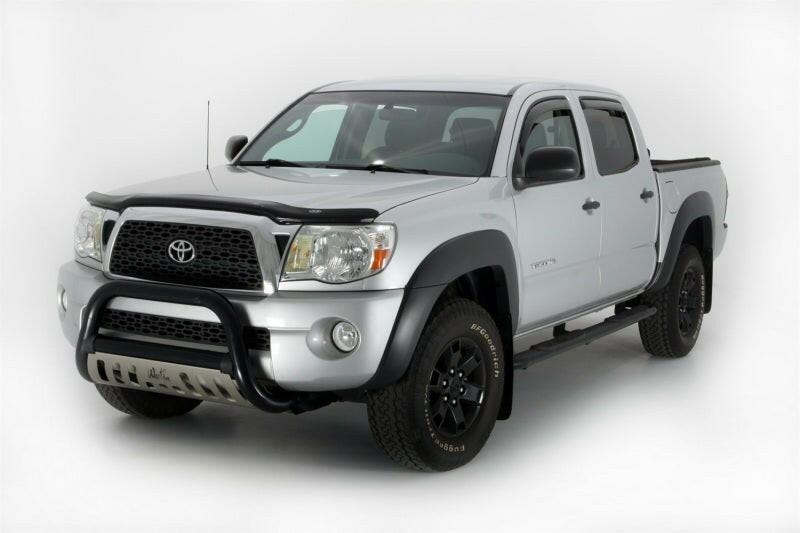 AVS 05-15 Toyota Tacoma Double Cab Ventvisor In-Channel Front & Rear Window Deflectors 4pc - Smoke Wind Deflectors AVS