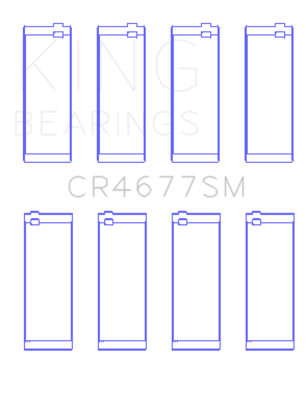 King Engine Bearings Opel 1.6 Turbo A16LET A16NET Z16LET (Size +0.50mm) Connecting Rod Bearing Set Connecting Rods King Engine Bearings