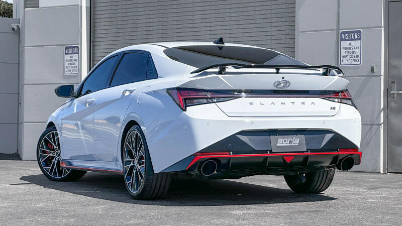 Borla 22-23 Hyundai Elantra N 2.0L 4 CYL. Turbo AT/MT ATAK Catback Exhaust Black Chrome Catback Borla