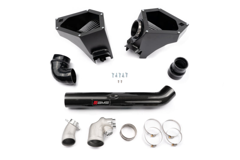 AMS Performance BMW G8X M2/M3/M4 S58 Air Intakes (Open Airbox) Short Ram Air Intakes AMS
