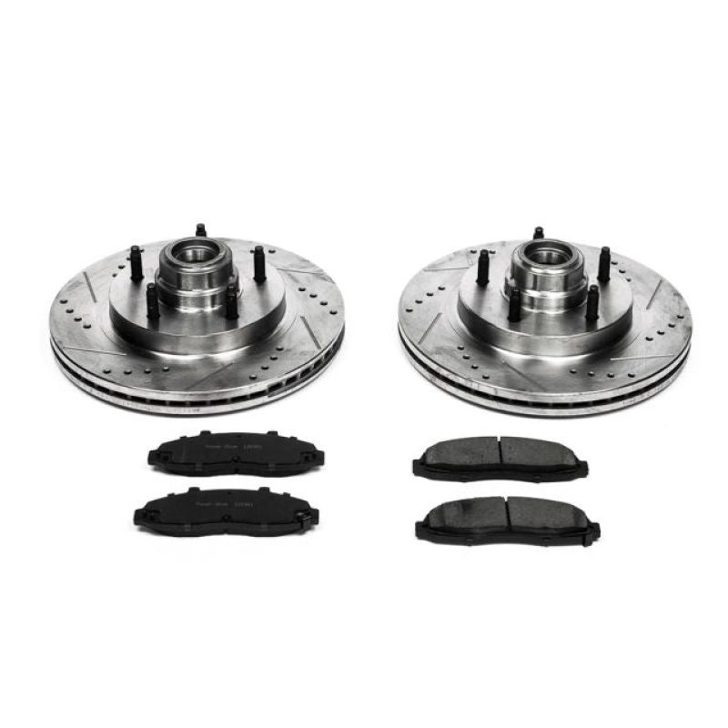 Power Stop 97-00 Ford F-150 Front Z23 Evolution Sport Brake Kit Brake Kits - Performance D&S PowerStop