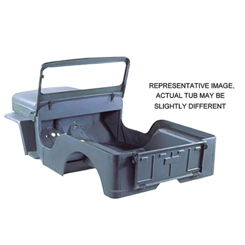 Omix Reproduction Steel Body Tub- 53-68 Willys CJ3B Other Body Components OMIX