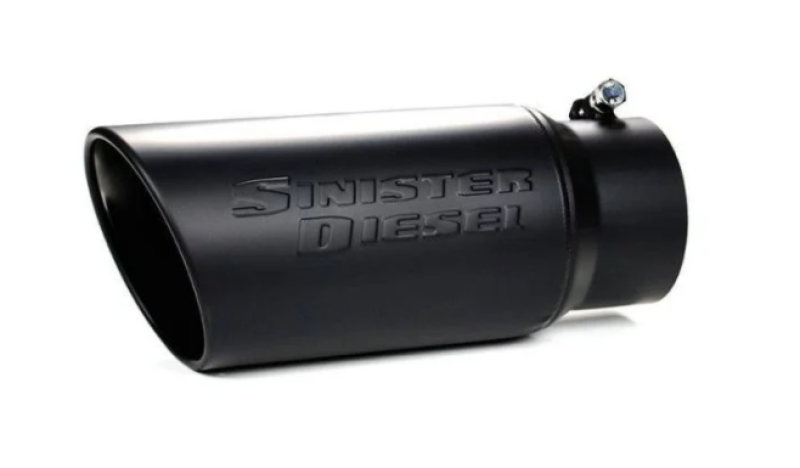 Sinister Diesel Black Ceramic Coated Stainless Steel Exhaust Tip (4in to 6in) Tips Sinister Diesel