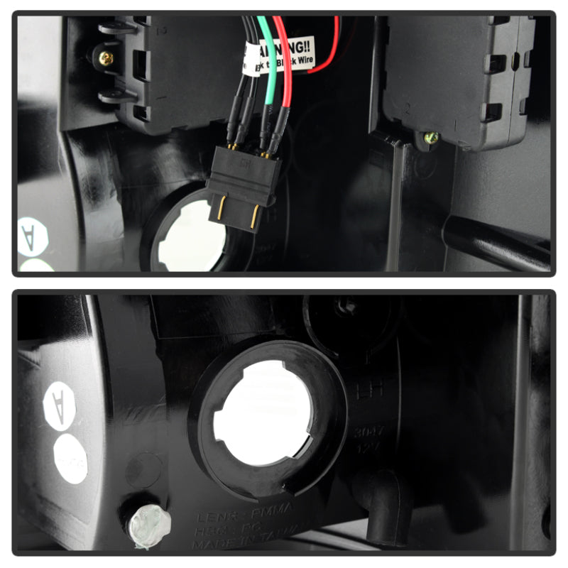 Spyder Chevy Silverado 07-13 LED Tail Lights Blk Smke ALT-YD-CS07-LED-BSM Tail Lights SPYDER