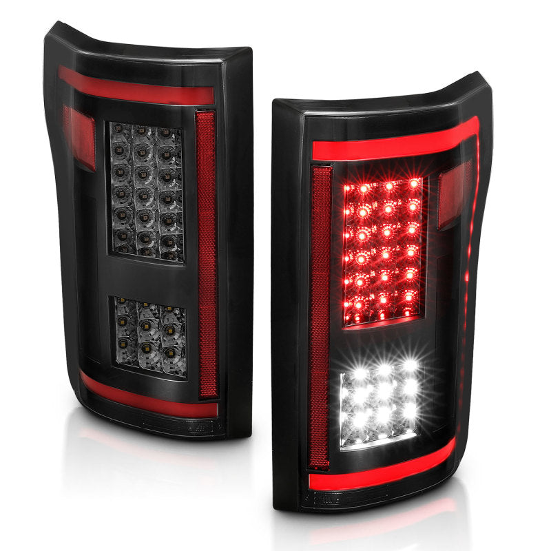 ANZO 15-17 Ford F-150 LED Taillights - Smoke Tail Lights ANZO
