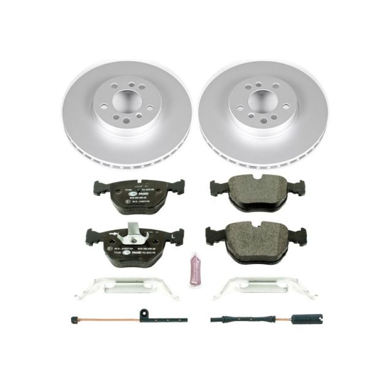 Power Stop 00-06 BMW X5 Front Euro-Stop Brake Kit Brake Kits - OE PowerStop