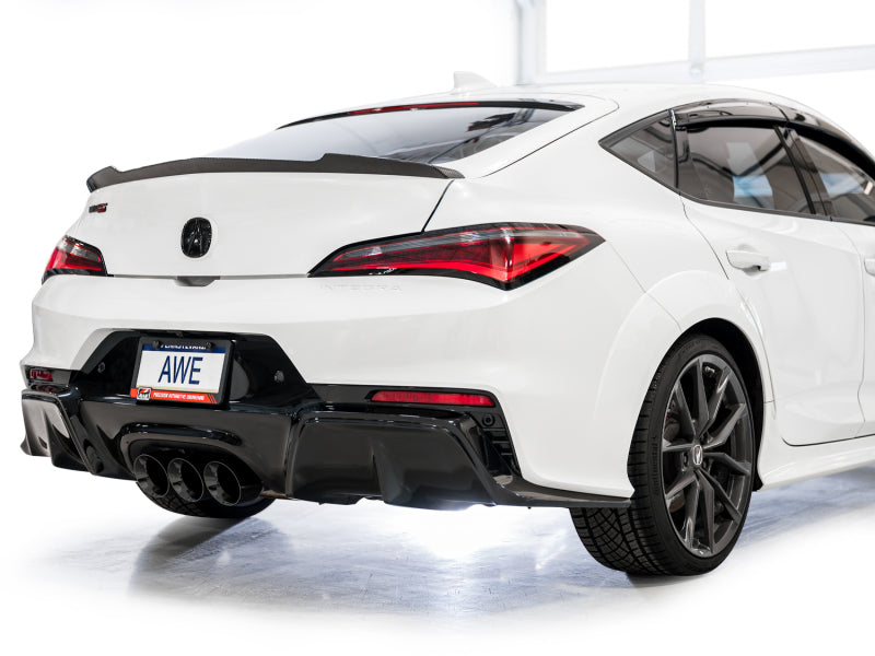 AWE Tuning 2024 Acura Integra Type S DE5 FWD Track Edition Exhaust w/ Triple Diamond Black Tips Catback AWE Tuning
