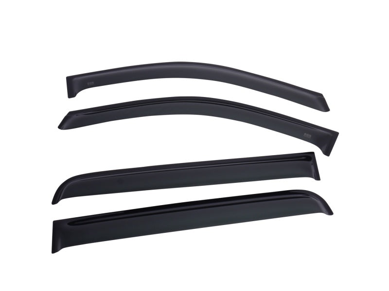 EGR 19-23 Ram 1500 In-Channel Window Visors Front/Rear Set Matte Black Crew Cab Wind Deflectors EGR