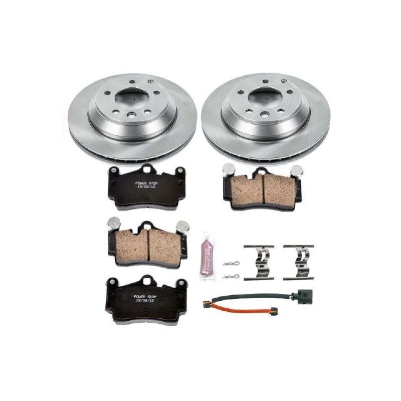 Power Stop 07-15 Audi Q7 Rear Autospecialty Brake Kit Brake Kits - OE PowerStop
