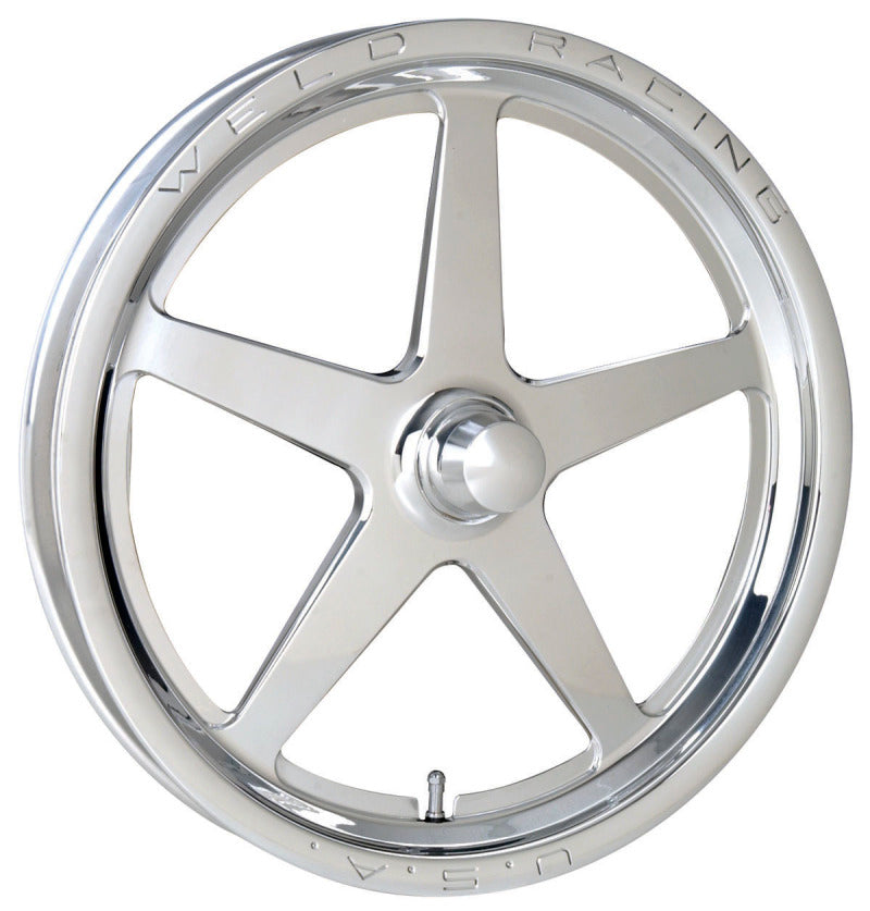 Weld Alumastar 1-Piece 17x3.5 / Strange Spindle BP / 1.75in. BS Polished Wheel - Non-Beadlock Wheels - Forged Weld