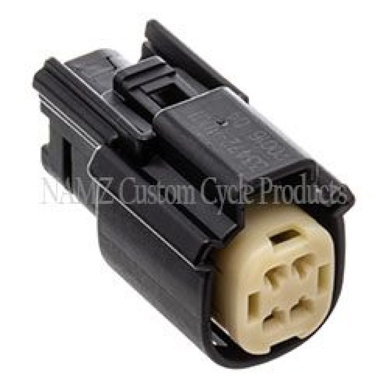 NAMZ 07-23 V-Twin Molex MX-150 4-Position Female Connector - Black (HD 72177-07BK) Wiring Connectors NAMZ