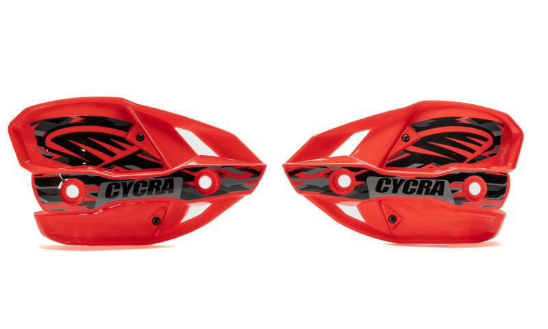 Cycra Probend Special Ed. CRM Ultra Hand Shields w/Covers - Red Hand Guards Cycra