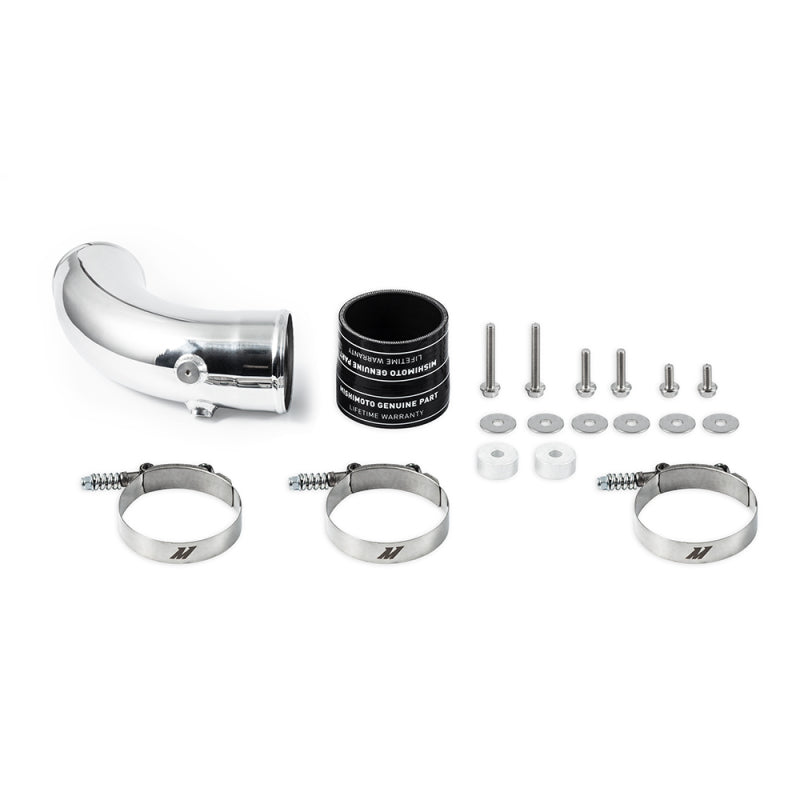 Mishimoto 17-19 GM L5P Duramax Intercooler Kit - Silver w/ Polished Pipes Intercooler Kits Mishimoto