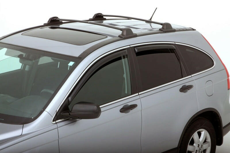 AVS 07-11 Honda CR-V Ventvisor In-Channel Front & Rear Window Deflectors 4pc - Smoke Wind Deflectors AVS
