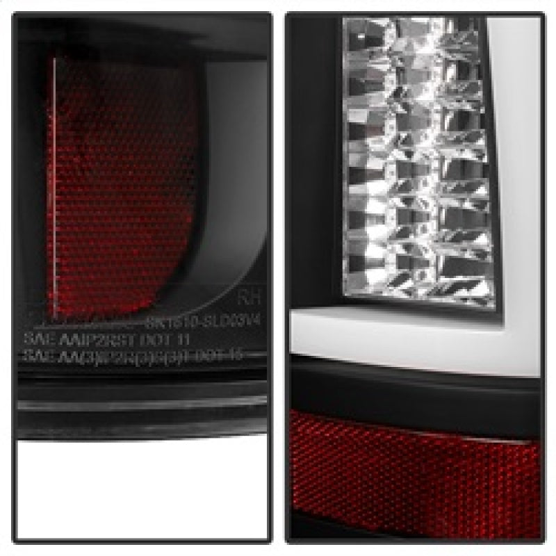 Spyder Chevy Silverado 1500/2500 99-02 Version 2 LED Tail Lights - Black ALT-YD-CS99V2-LED-BK Tail Lights SPYDER