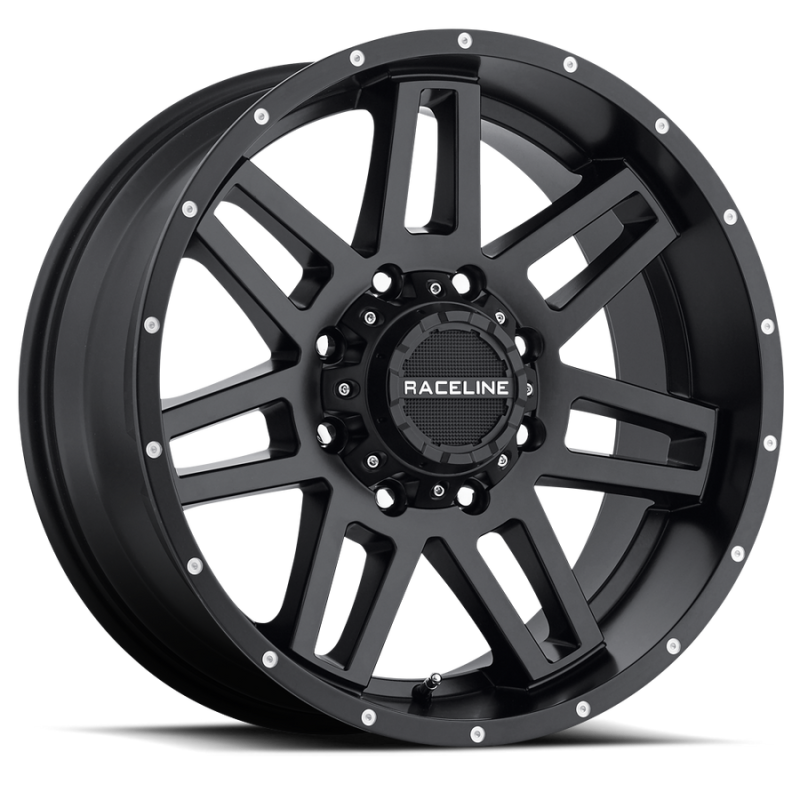 Raceline 931B Injector 20x9in / 6x139.7/6x135 BP / 20mm Offset / 106.1mm Bore - Satin Black Wheel Wheels - Cast Raceline
