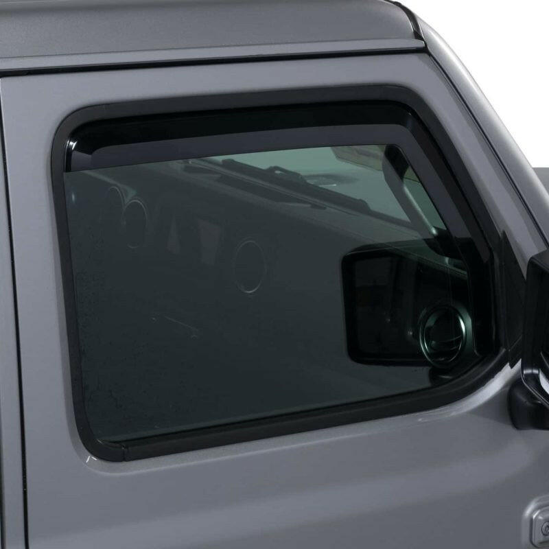 Putco 20-21 Jeep Gladiator JT/JL Element Tinted Window Visors (Front Only) Wind Deflectors Putco