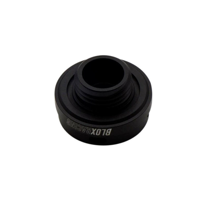 BLOX Racing Xtreme Line Billet Honda Oil Cap - Black Oil Caps BLOX Racing