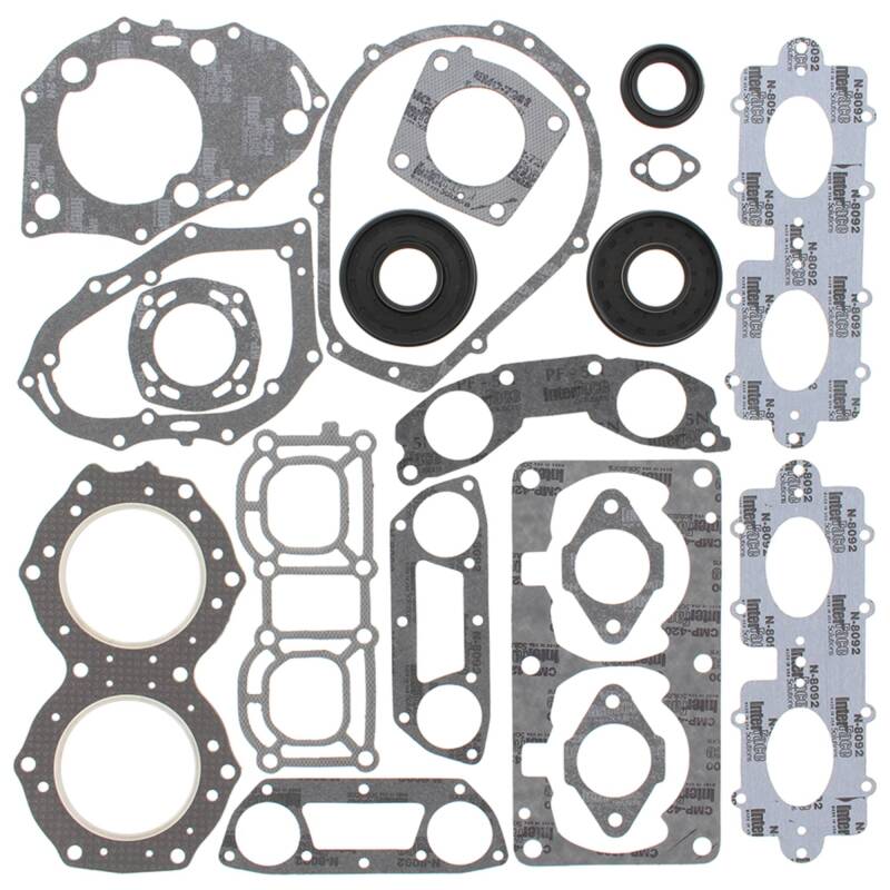 Vertex Gaskets 1996 Yamaha 700 Wave Blaster Complete Gasket Kit w/ Oil Seals Engine Hardware Vertex Pistons