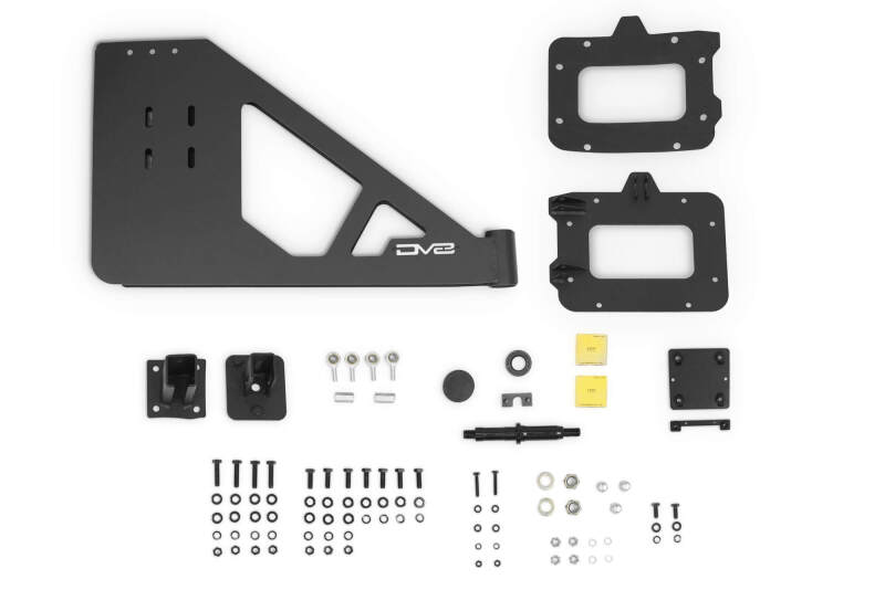 DV8 07-18 Jeep Wrangler (JK) Tire Carrier for MTO Bumper Chase Racks DV8 Offroad