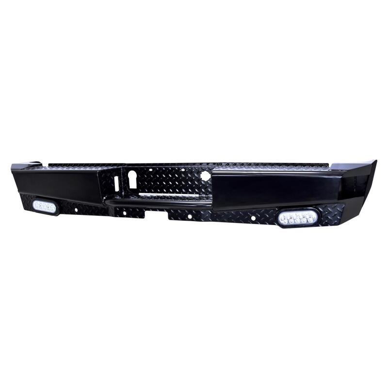 Westin 14-18 Chevrolet Silverado HDX Bandit Rear Bumper - Black Bumpers - Steel Westin