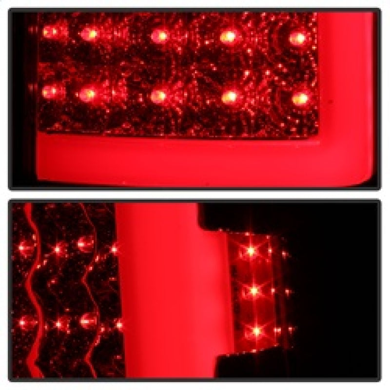 xTune Dodge Ram 1500 09-16 LED Tail Lights Incandescent Model Only - Red Clear ALT-ON-DR09-LBLED-RC Tail Lights SPYDER