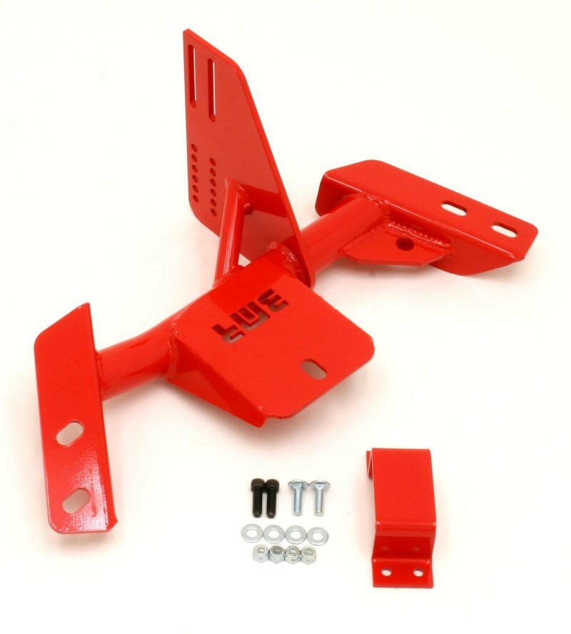 BMR 84-92 3rd Gen F-Body Torque Arm Relocation Crossmember TH350 / PG - Red Crossmembers BMR Suspension