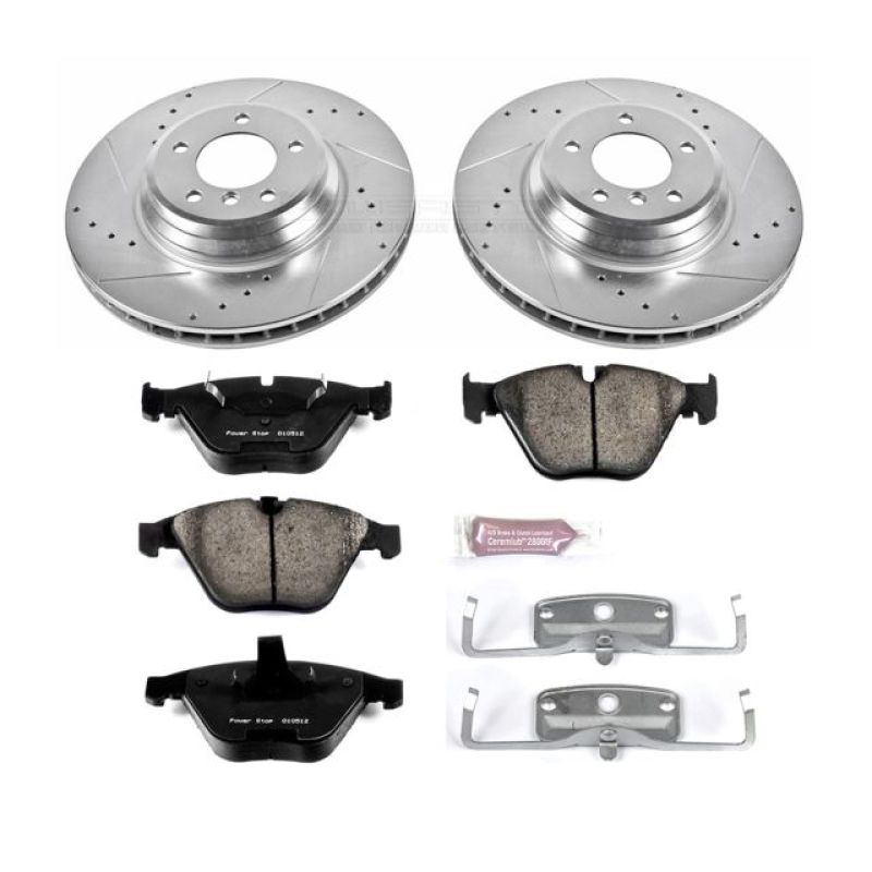 Power Stop 2009 BMW 335d Front Z23 Evolution Sport Brake Kit Brake Kits - Performance D&S PowerStop